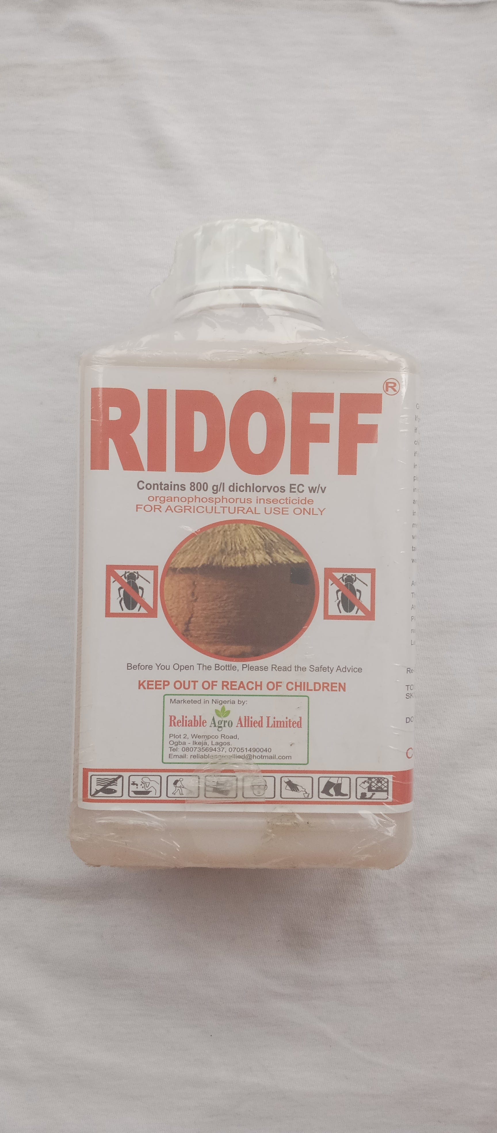 DDVP Insecticides Agro-toolz Ridoff 1litre