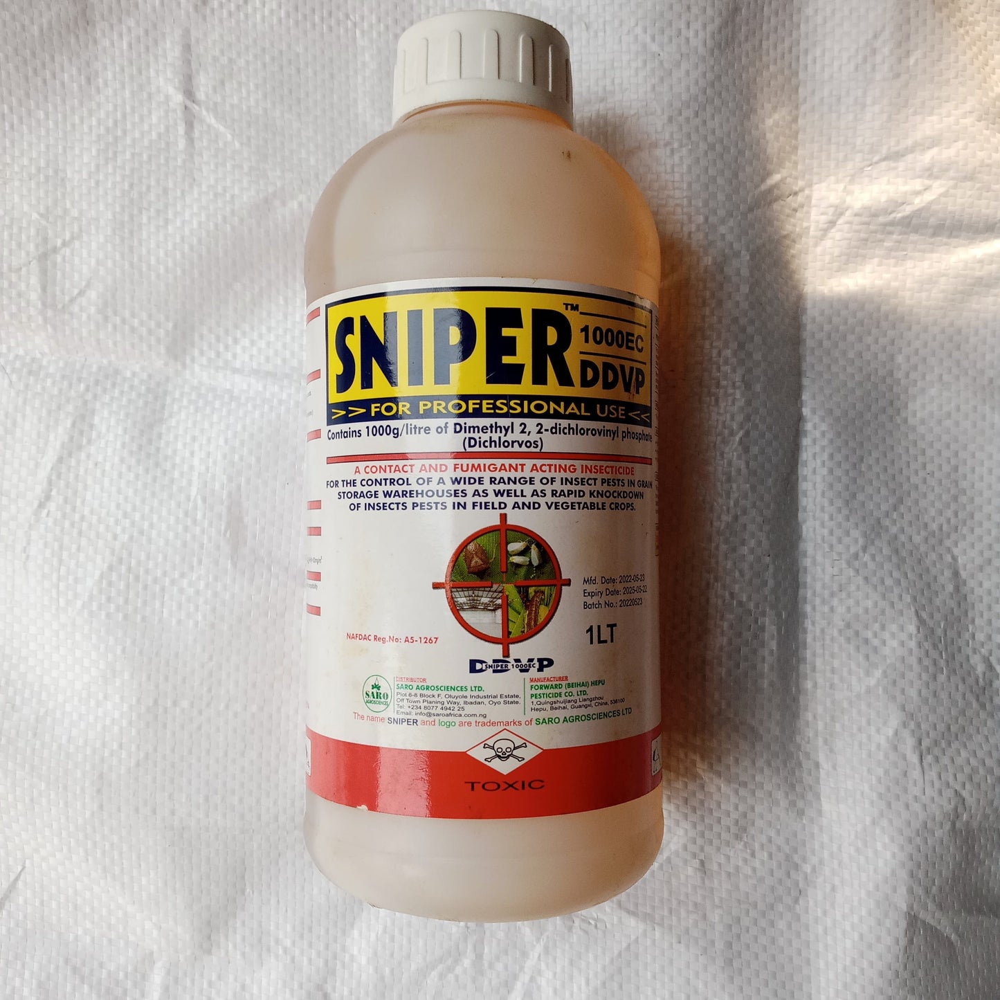 DDVP Insecticides Agro-toolz Sniper 1litre